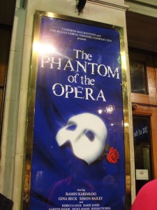 Phantom of the Opera at Her Majestys Theatre in London