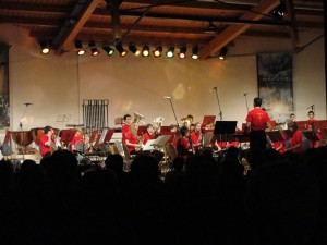 The Stadtmusik youth band plays