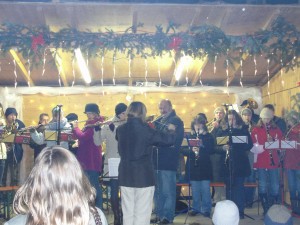 We performed some traditional German carols as well as "International" carols (English, American, and French)
