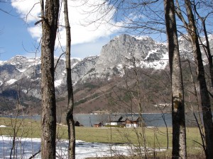 Grundlsee in the Salzkammergut lake district of Austria