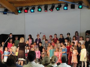 The elementary school choir